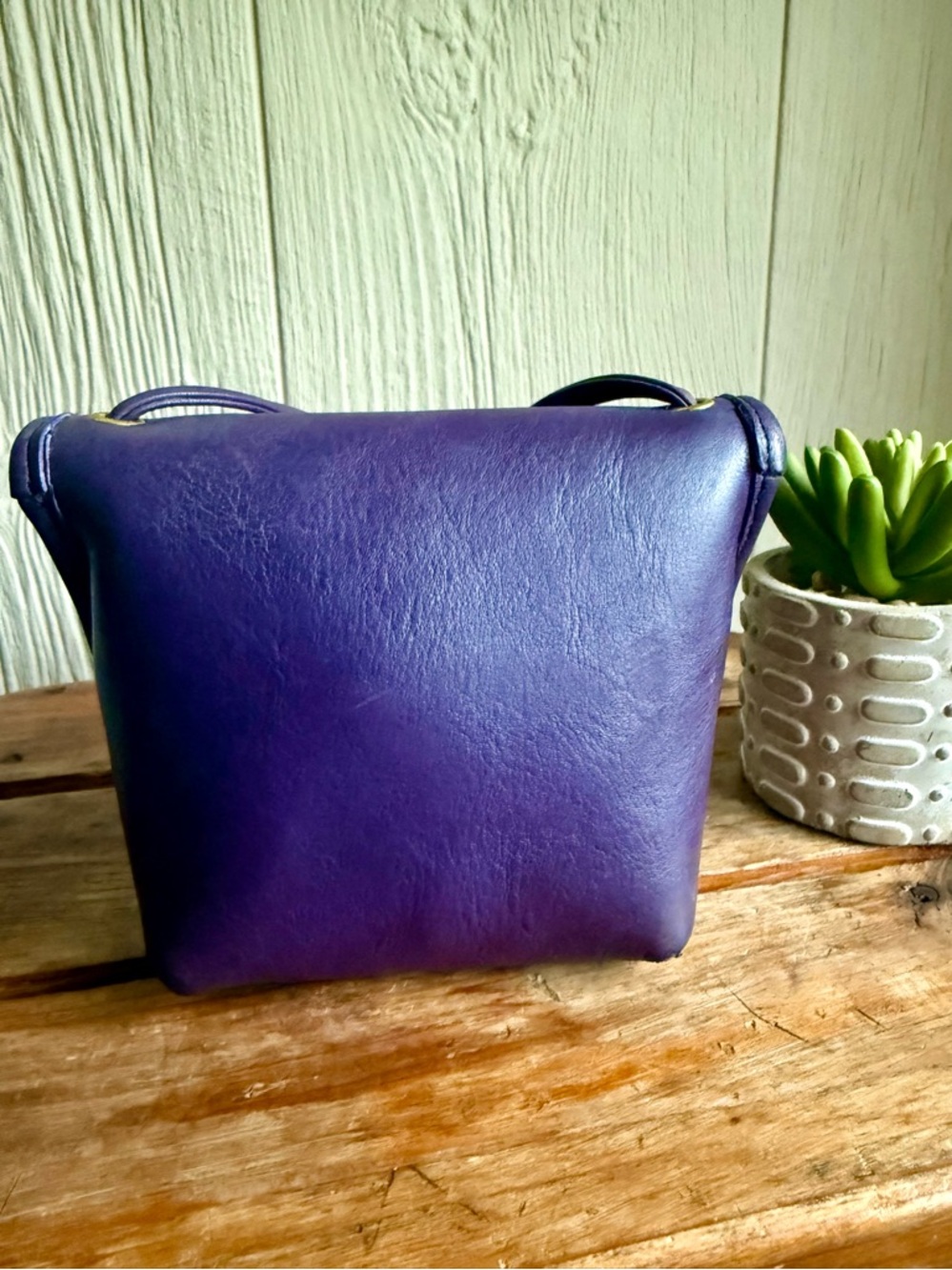 Vintage Coach Everett Mini Bag in Purple - Picture 3 of 9